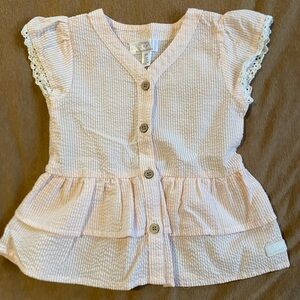 Koala Kids Light Pink Button-Up Blouse